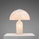 Doria table lamp in bubble glass with rainbow coloured details