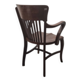 Antique English Mahogany Desk Chair, early 1900s