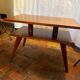 Table vintage à double plateau