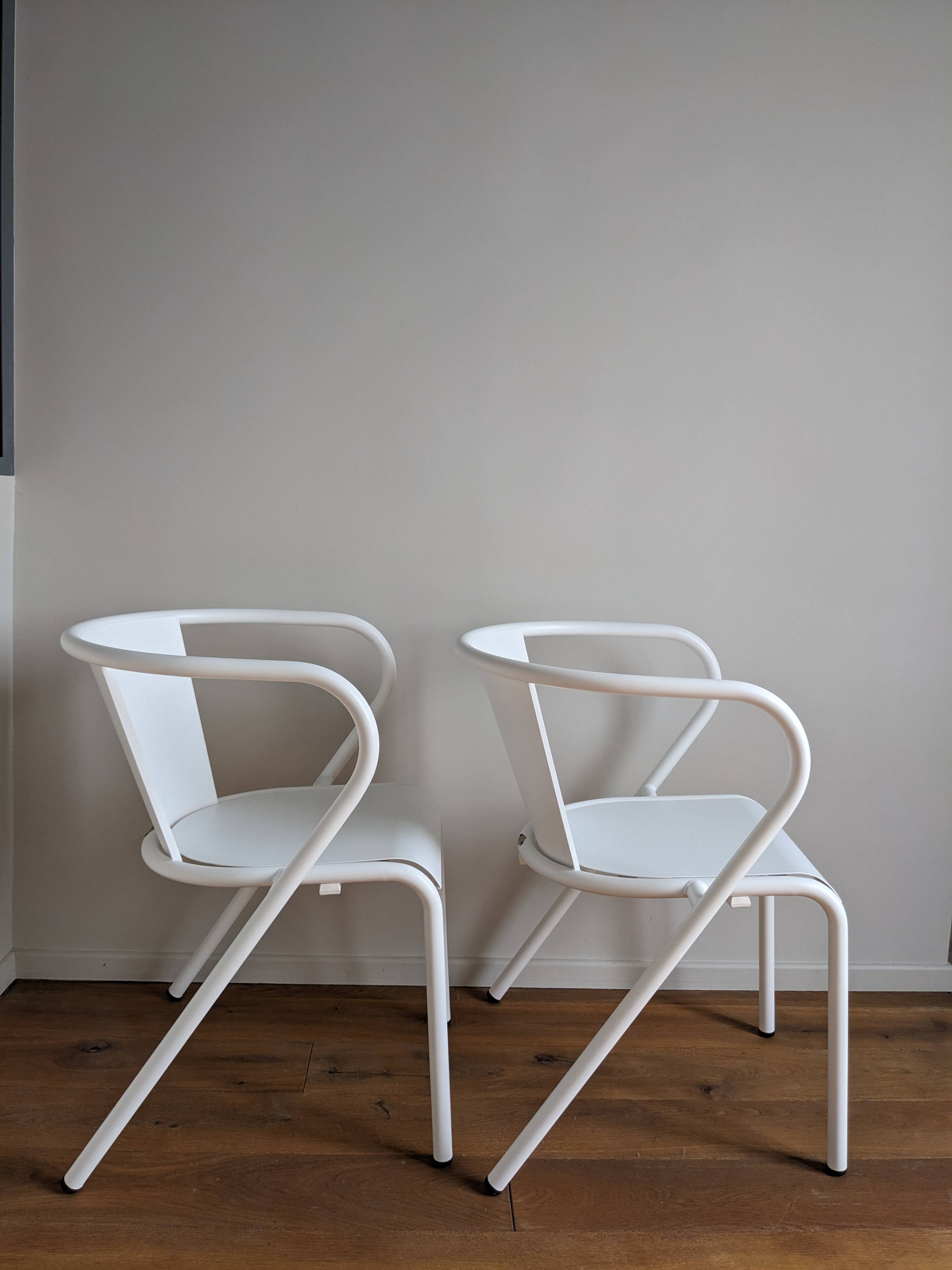 Chaises Adico 5008 blanches