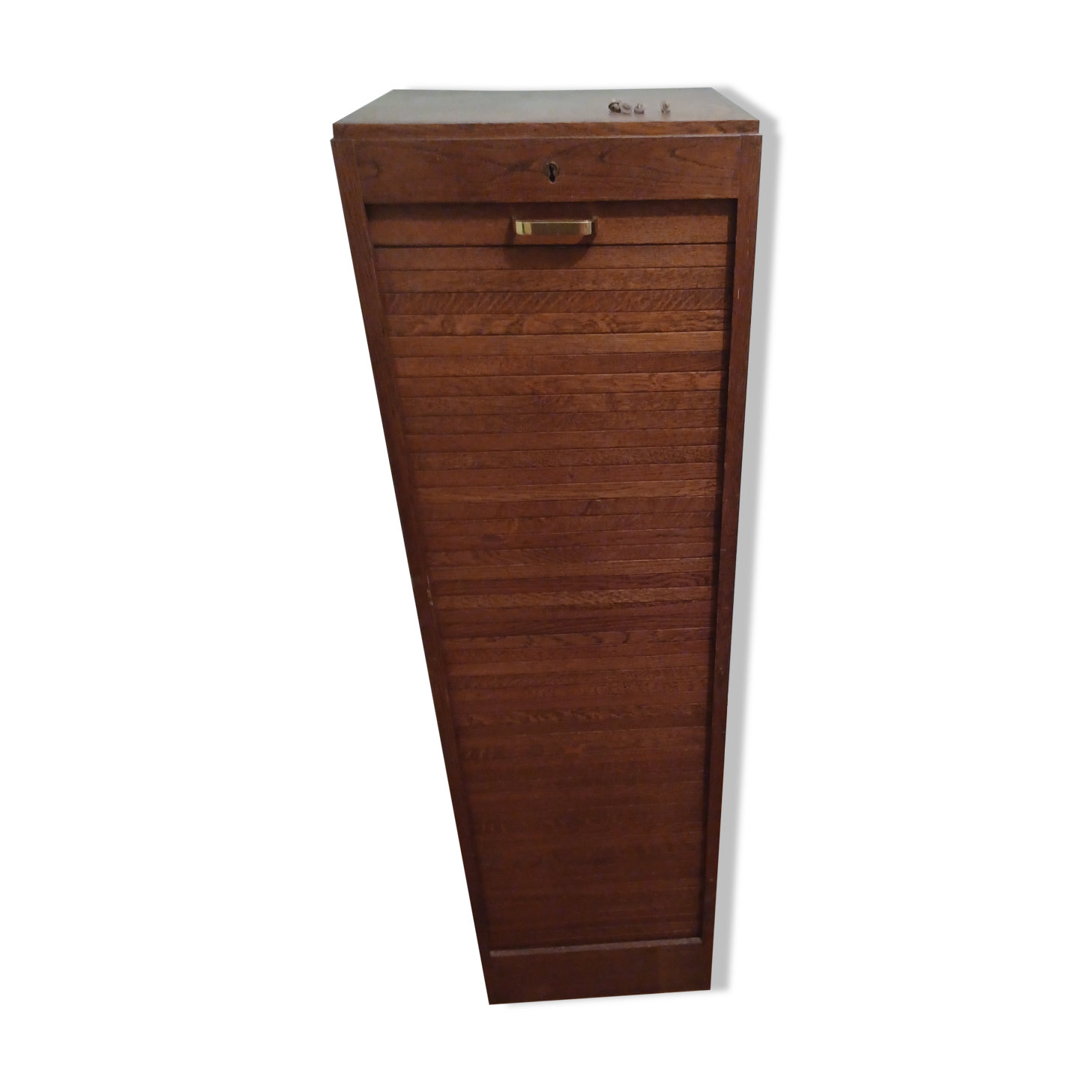 Curtain filing cabinet