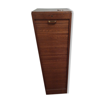 Curtain filing cabinet