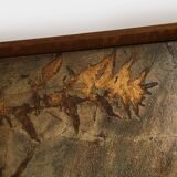 Nicolas Seailles large lacquered panels framed 1978