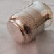 Timbale Christofle in silver metal undulation model by Luc Lanel