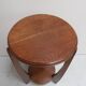Art Deco oak sidetable