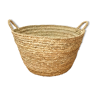 Large basket woven storage