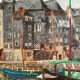 Huile sur toile Honfleur