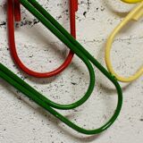 Vintage trombone coat rack.