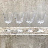Les verres à pied en cristal d’arques