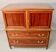 Commode/meuble de rangement en acajou 1900 style louis xvi