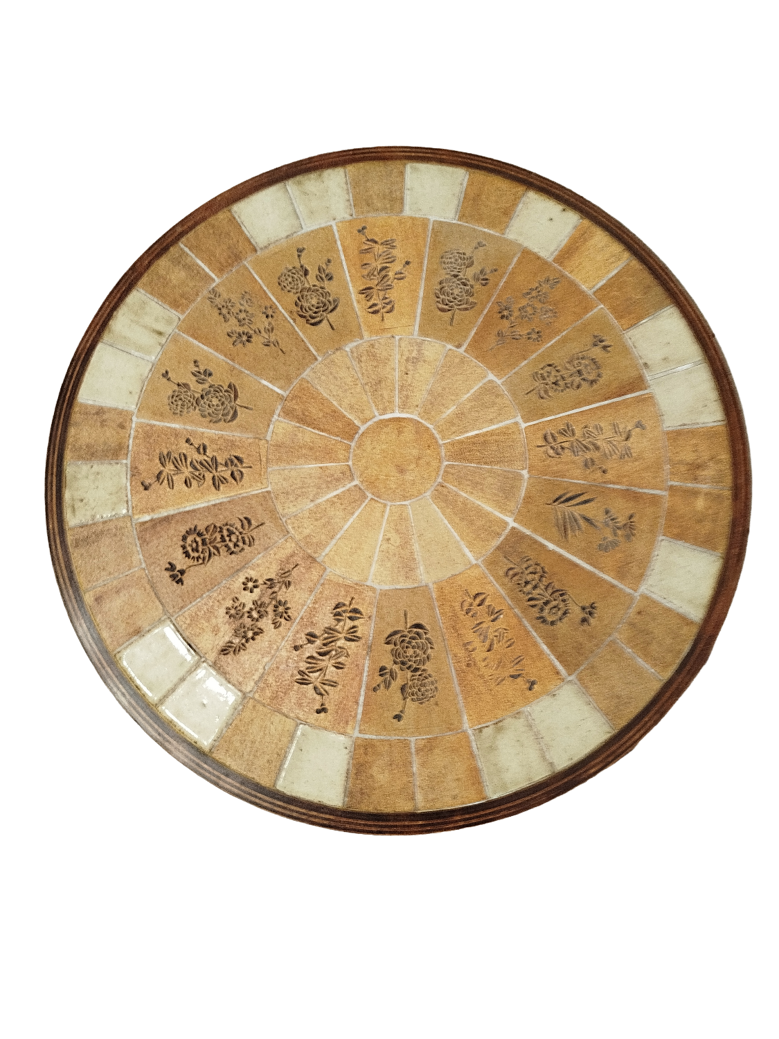 Guéridon coffee table attributed to Roger Capron Vallauris.