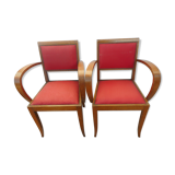 Pair of bridge chairs