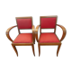 Paire de fauteuils bridge