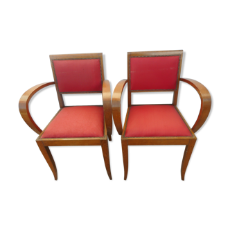 Pair of bridge chairs