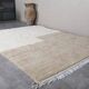Handmade natural wool rug size 250x250 cm