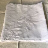 Large white ceremonial tablecloth