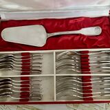 Silver metal cutlery