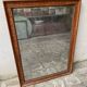 Miroir XIX/XX finition rouge