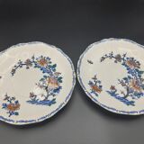 2 earthenware plates from Gien