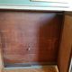 Ancien meuble haut de cheminée en bois patiné