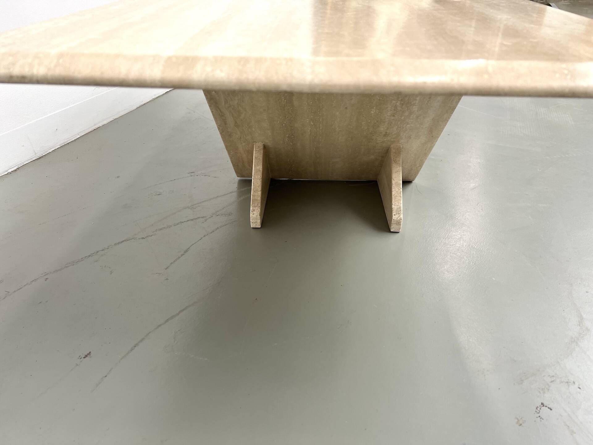 Travertine coffee table, Italy 1970