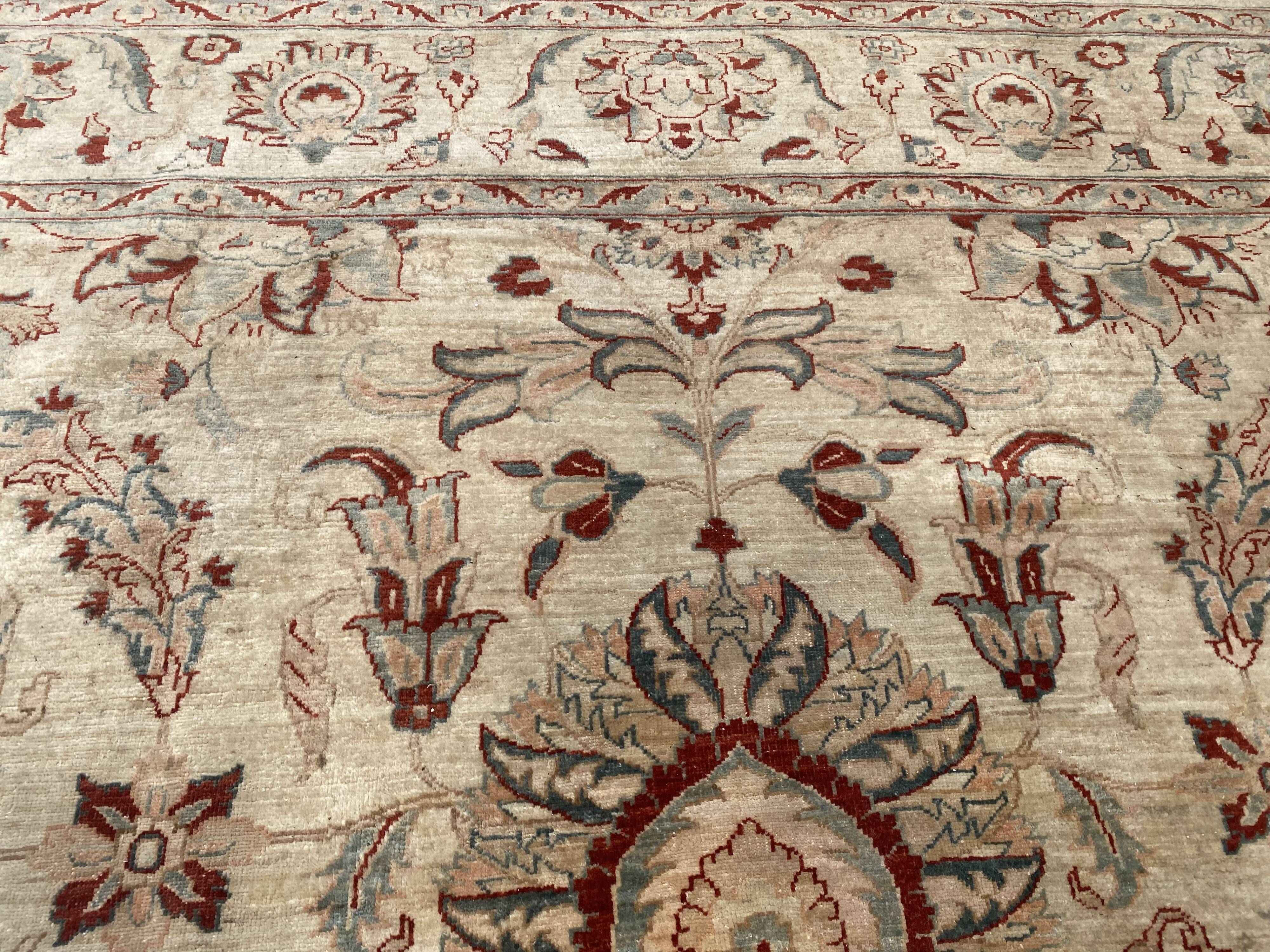 Contemporary carpet Chobi Afghan handmade 250x290 cm