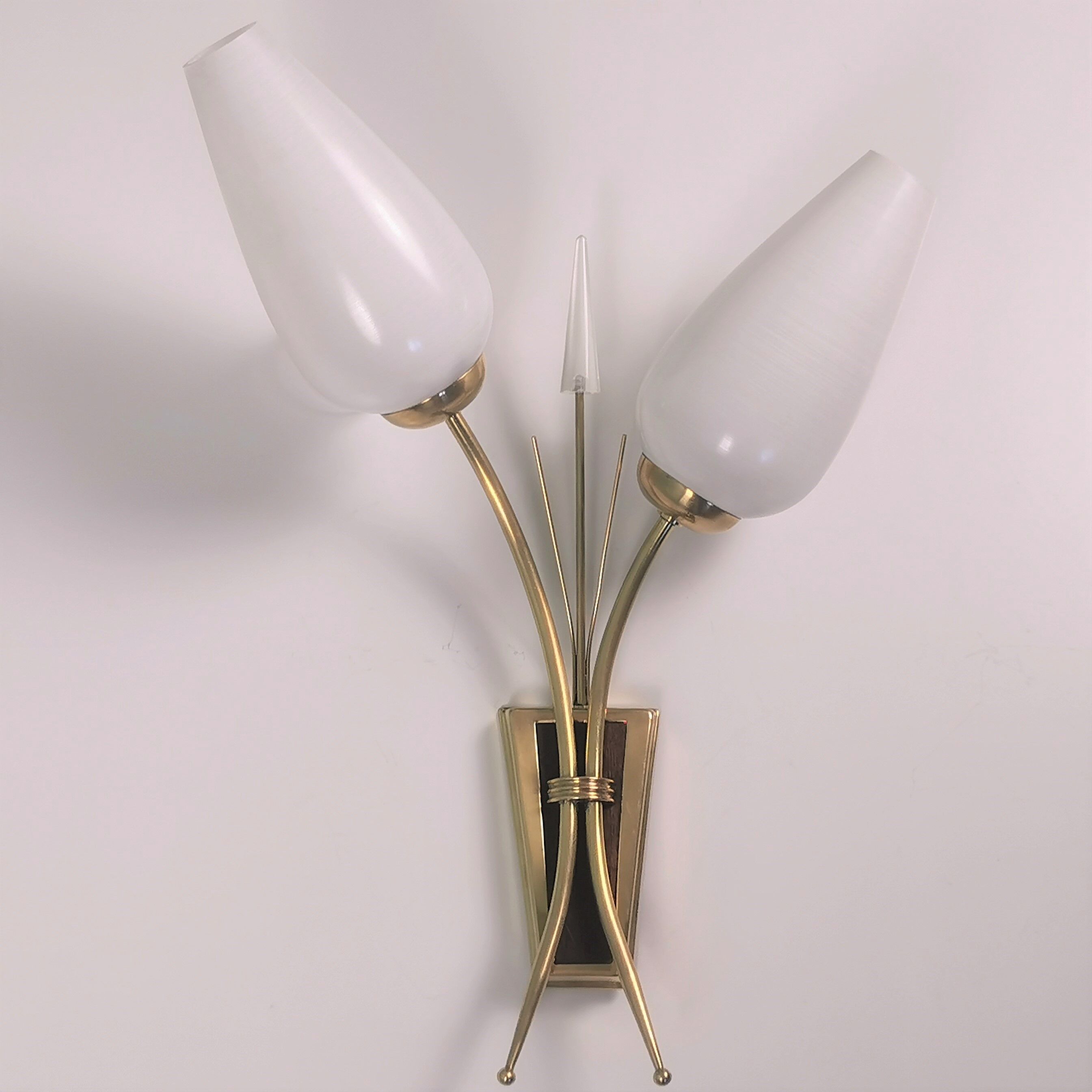 Vintage brass sconces
