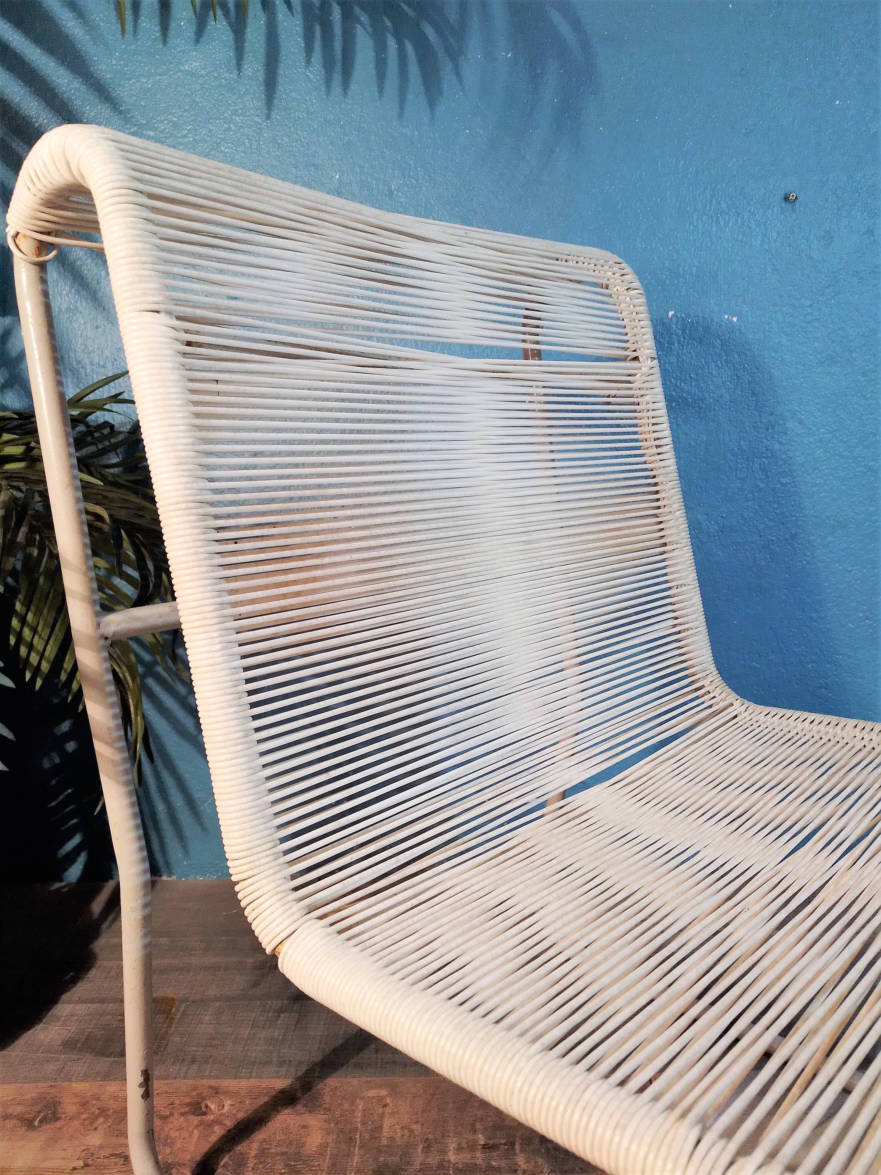 Armchairs scoubidou 1980s