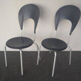 2X Designer chairs by Carlo Bartoli for Ycami