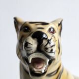 Ceramic tiger, 1970.