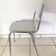 Round table rosewood formica with chairs 70s