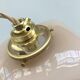 Vintage pendant lamp in pink opaline
