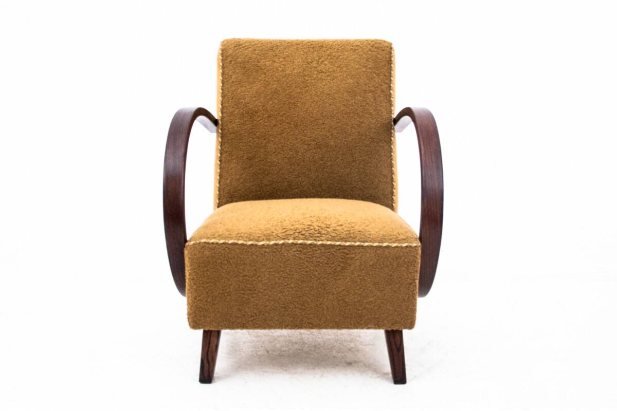 Art Deco armchairs, designed by J. Halabala, Czech Republic, 1930s.