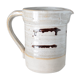 Vintage pottery handmade carafe