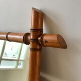 barber mirror style bamboo XXth