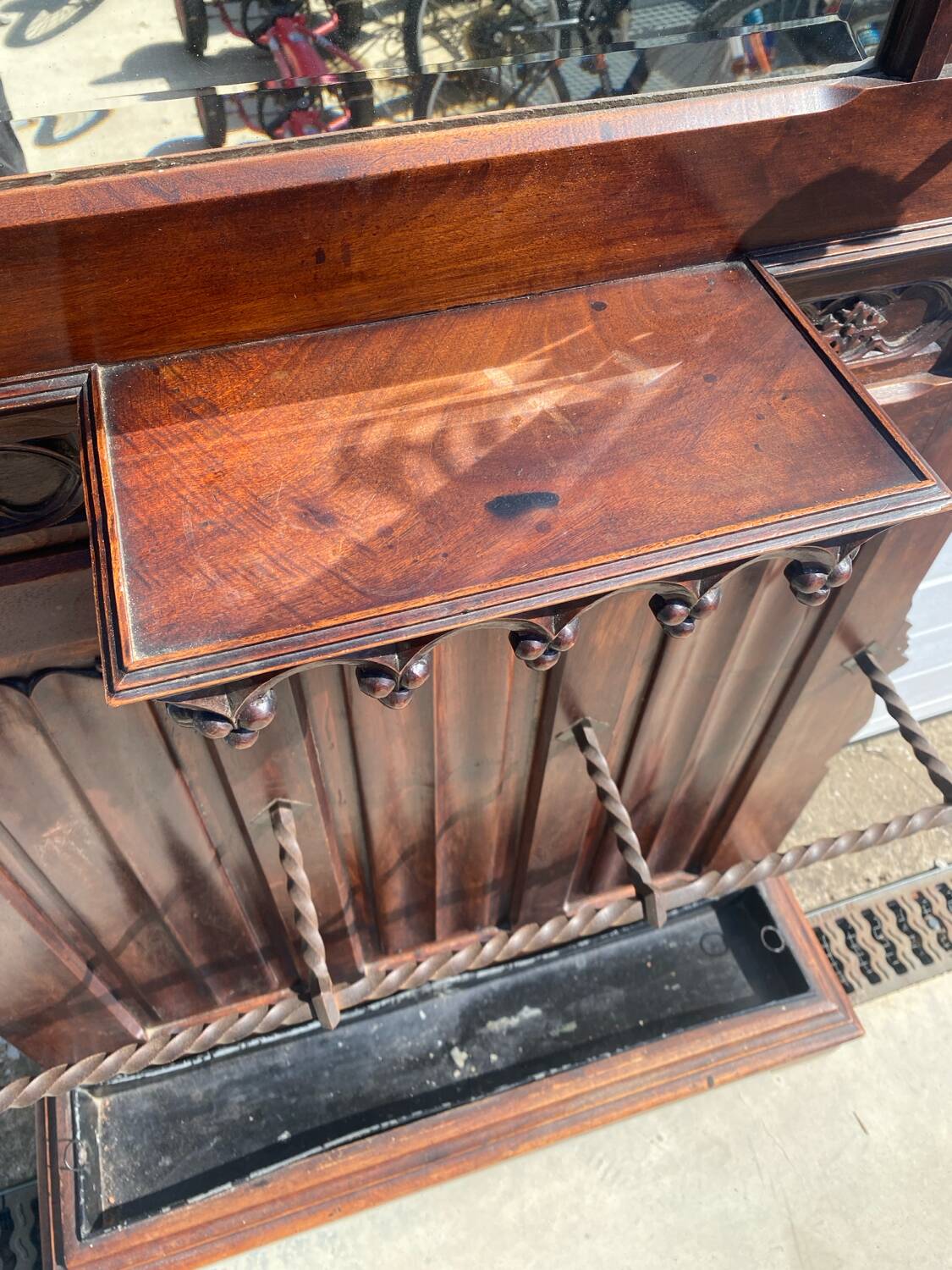 Beautiful neo-Gothic coat rack