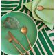 Service de couverts en laiton vintage 'bambou'