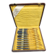 Coffret de 12 fourchettes à  gâteaux : benie victor