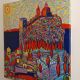 Original large painting by Igor Marceau (1999) – "A Funny Rock 'n Roll"