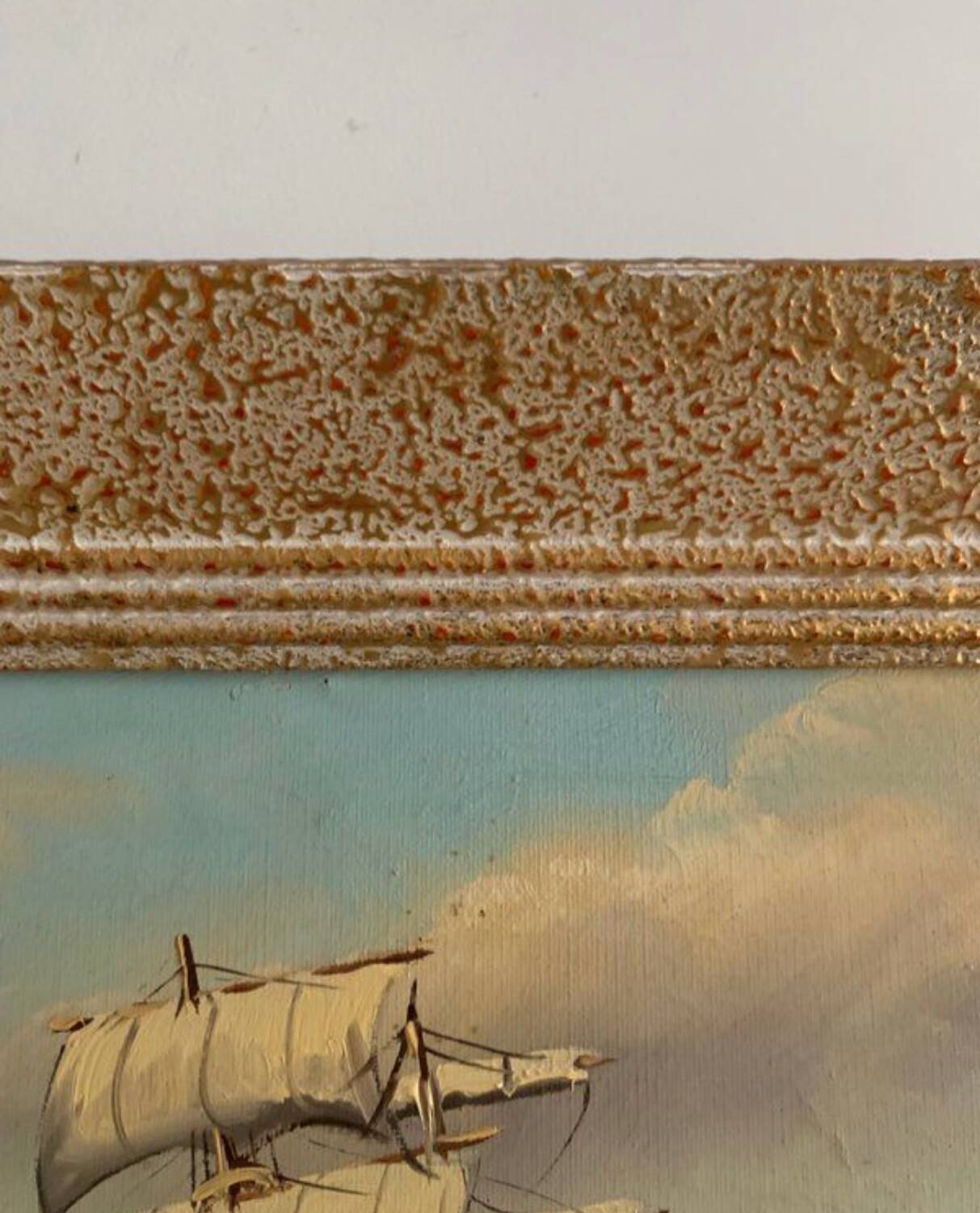 Old marine painting