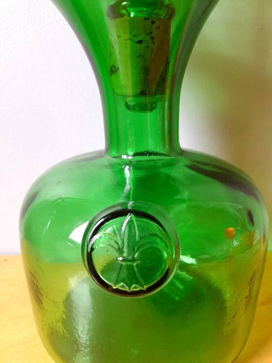 Empoli glass carafe 1970