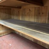 Pitch pine shop counter