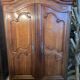 Louis XV wardrobe with two doors, Cherry wood. 18th century.