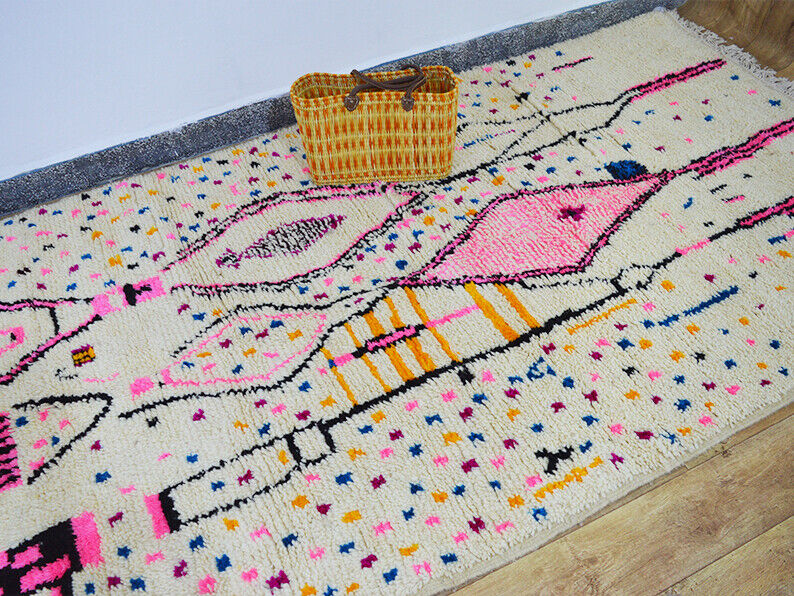 Moroccan berber carpet 254x147cm