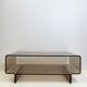 Table basse / meuble d’appoint en plexi fumé, 1970s