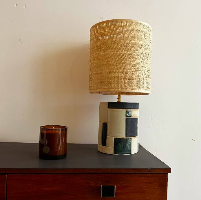 Capucine Valentin ceramic table lamp