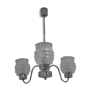 Lustre chromé du milieu