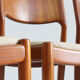 Vintage Danish teak dining chairs by Glostrup, set of 6