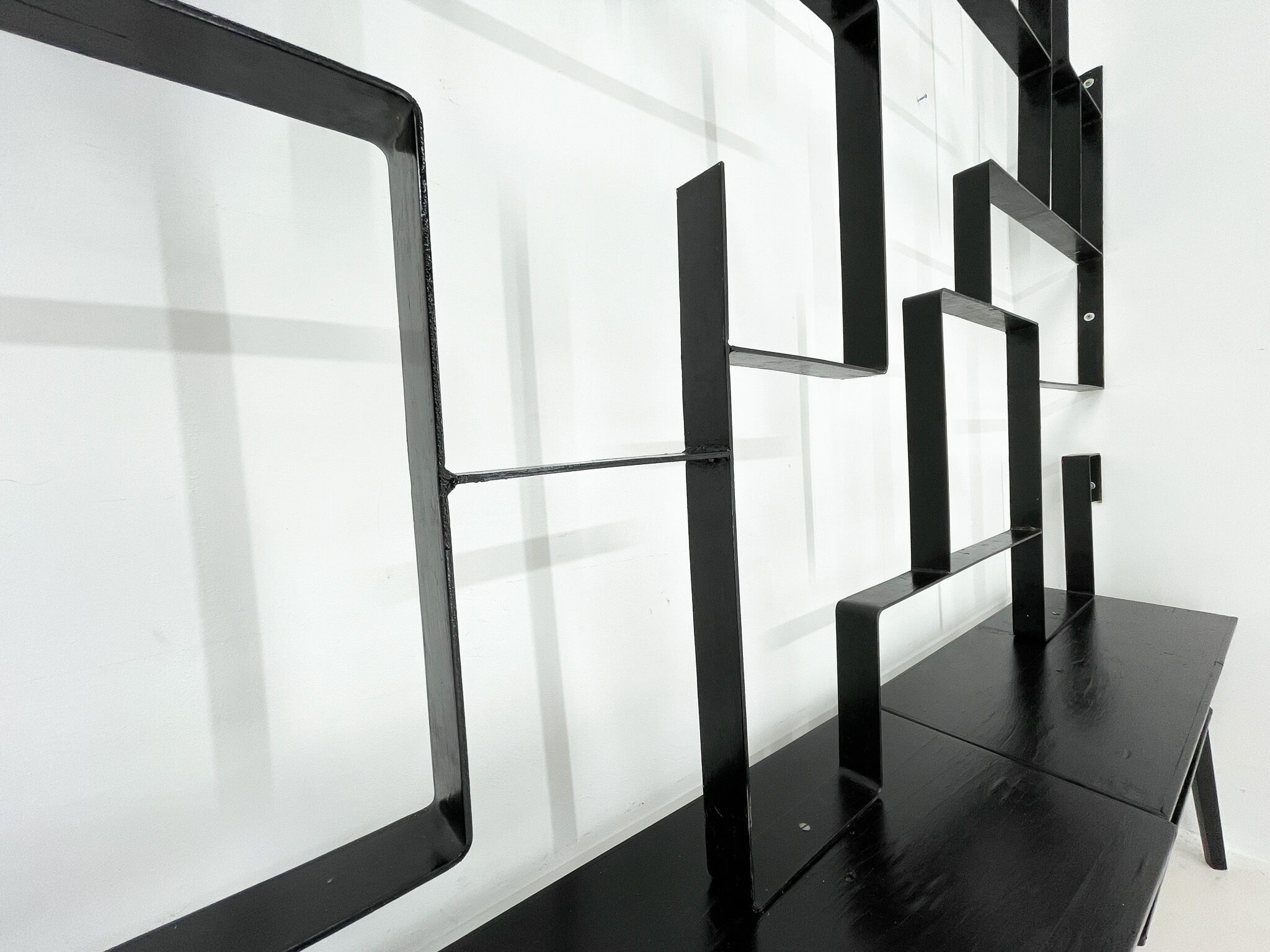 1960's art wall unit or room divider with sculpture by Jelínek