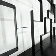 1960's art wall unit or room divider with sculpture by Jelínek
